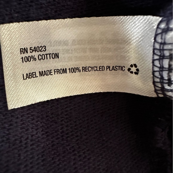 🤍 EUC GAP Kids dress navy blue white polka dot size medium 8 youth - Picture 10 of 10